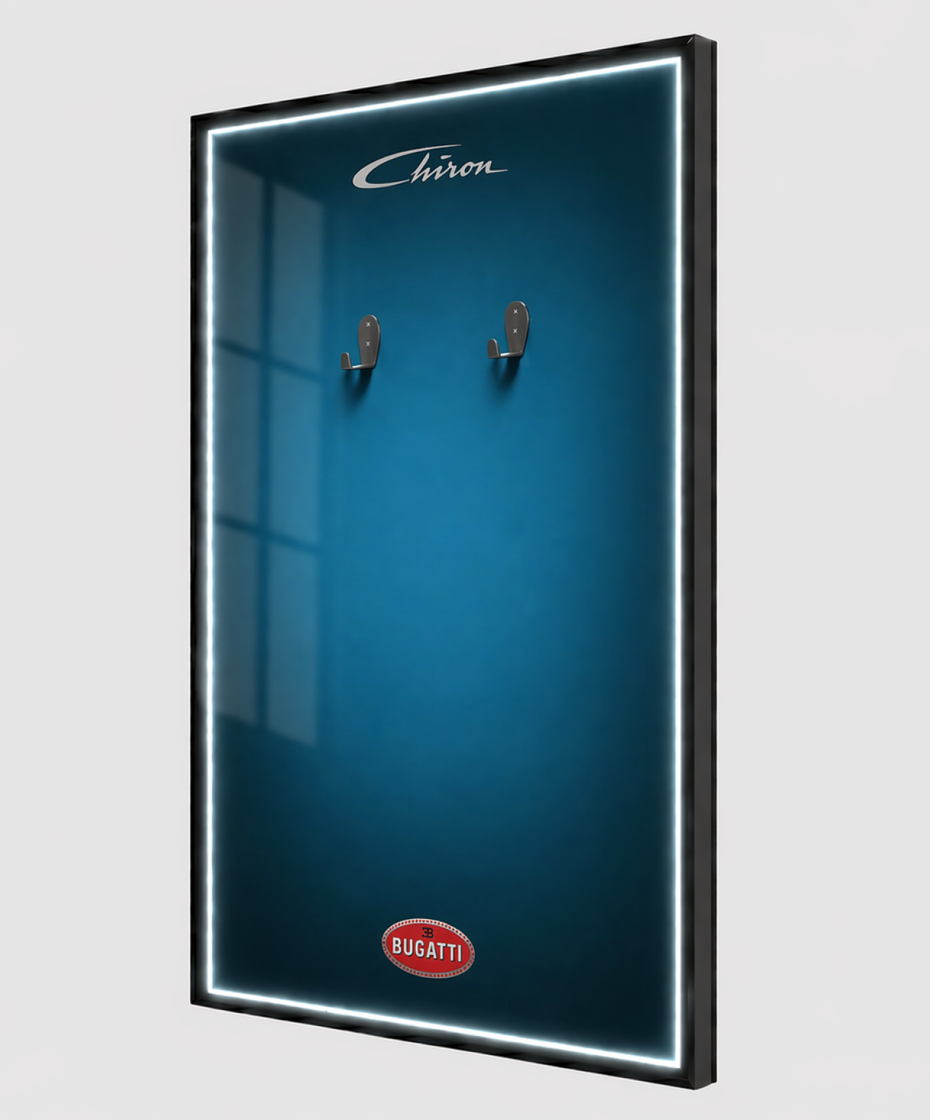 Bugatti Chiron Wall Display Frame - Compatible with Set 42083