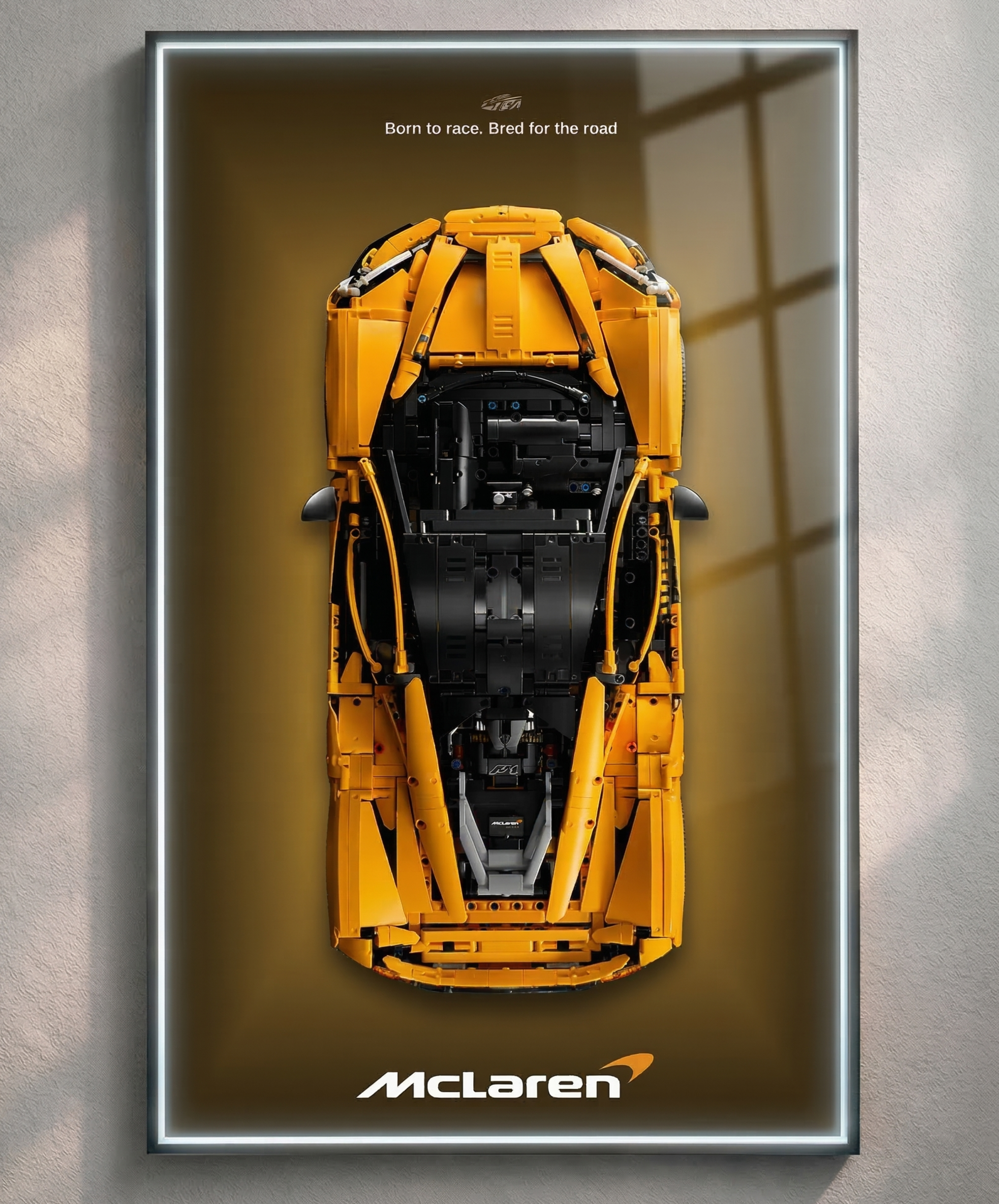 McLaren P1 LED Wall Display Frame - Compatible with Set 42172