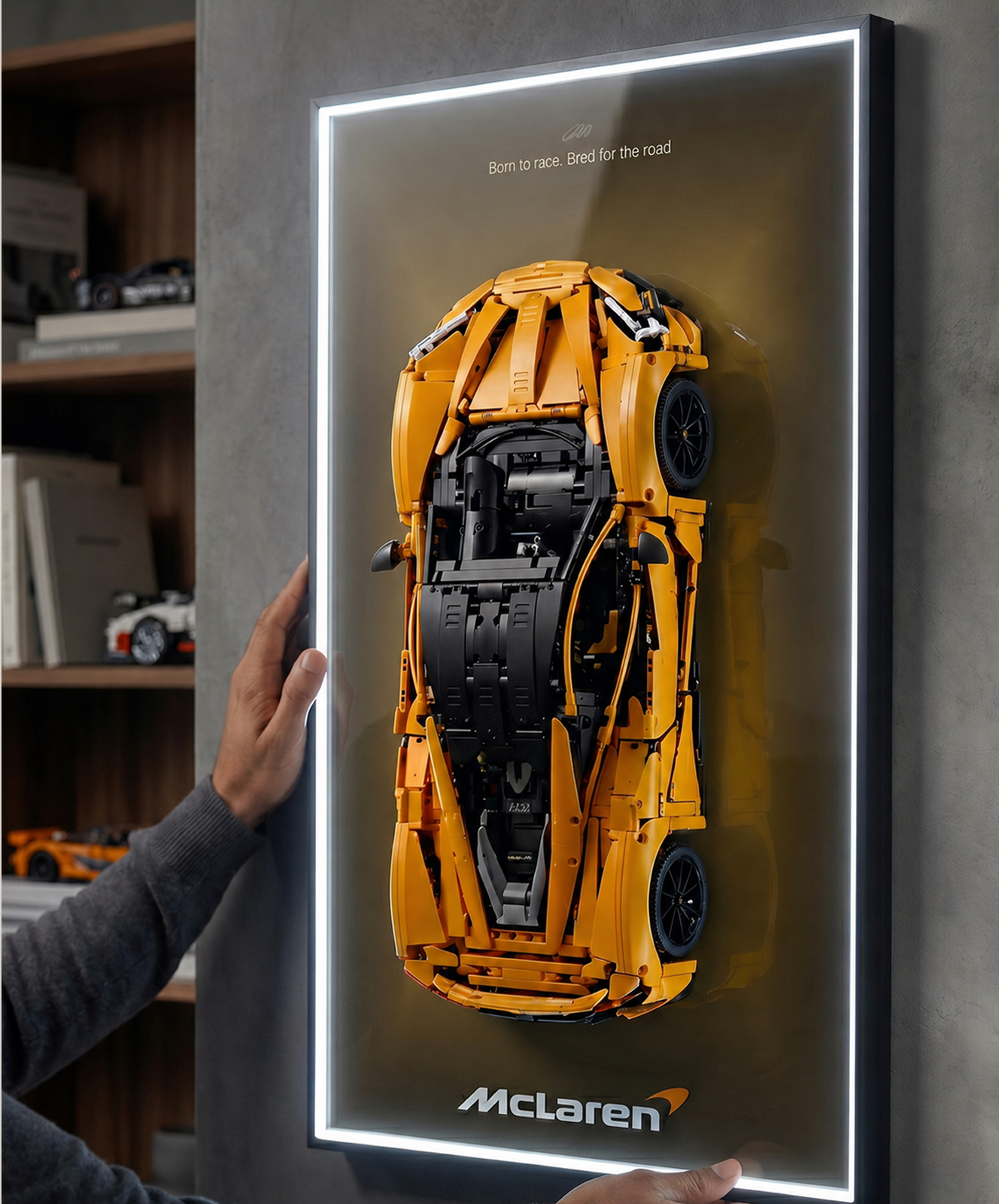 McLaren P1 LED Wall Display Frame - Compatible with Set 42172