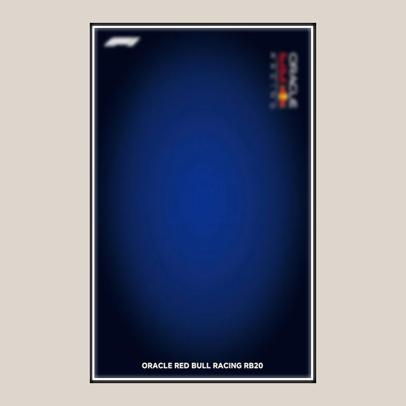 Wall Display Frame for 1:8 Scale Model Car Builds - Midnight Blue Edition